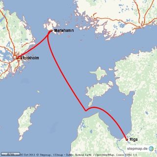Rückfahrt via Mariehamn/Åland