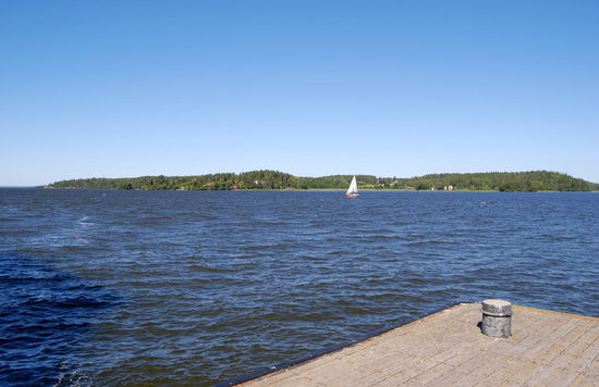 am Anleger von Birka