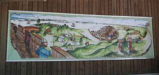 so sah Birka wohl aus
Bild am Museum