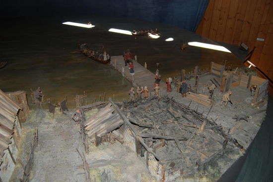 Modell Birka im Sommer