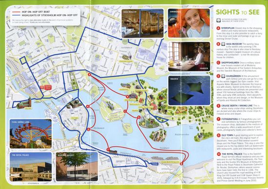 dieser Prospekt machte uns neugierig, rot unsere Bootsfahrt