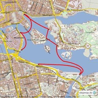 unsere Bootsrundfahrt von Gamla Stan bis zum Fotografiska