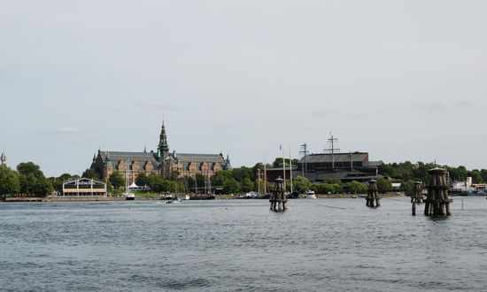 nach passieren der Skeppsholmsbron kamen Nordiska und Vasamuseet in Sicht