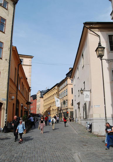 dann ging es die Österlånggatan entlang Richtung Schloß