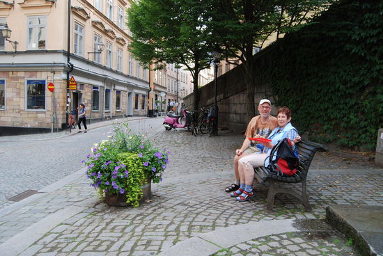 machten wir Rast und aßen unsere mitgebrachten Brote