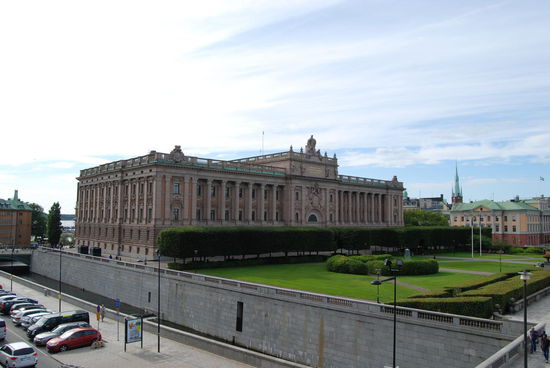 bekamen wir Sicht auf den Reichstag