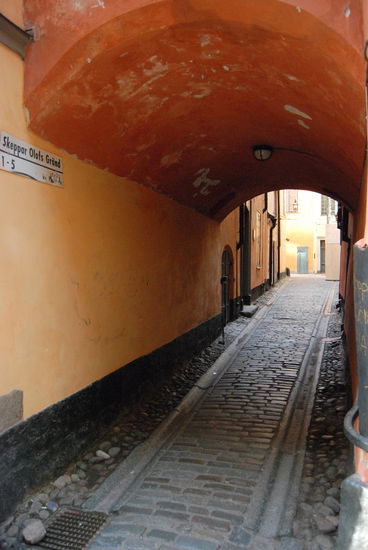 mit Blick in einige Seitengassen