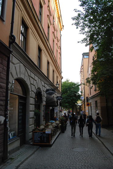 Schönfeldts Gränd Richtung Tunnelbana