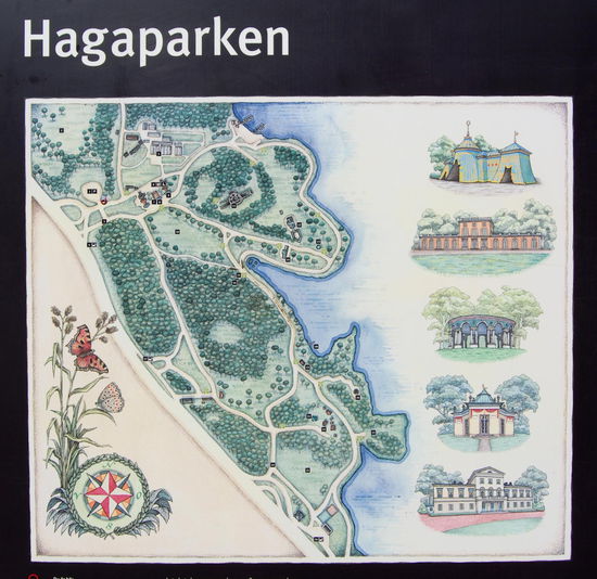 Information am Eingang des Parkes, wir spazierten nur durch den nördlichen Teil