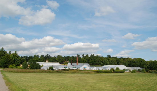 Gewächshäuser, jetzt Schmetterlingshaus und Kafé