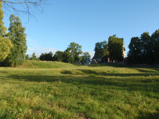 die Königshofterrassen, hier stand wohl einmal der Königshof