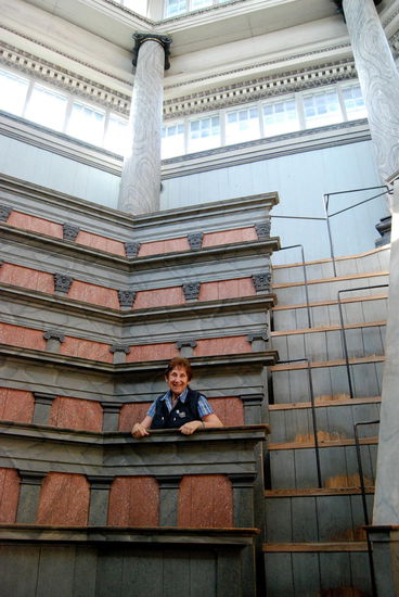 das anatomische Teater in der Kuppel