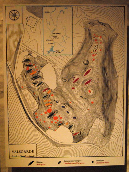 Gräberfeld Valsgärde, Information im Museum Gustavianum