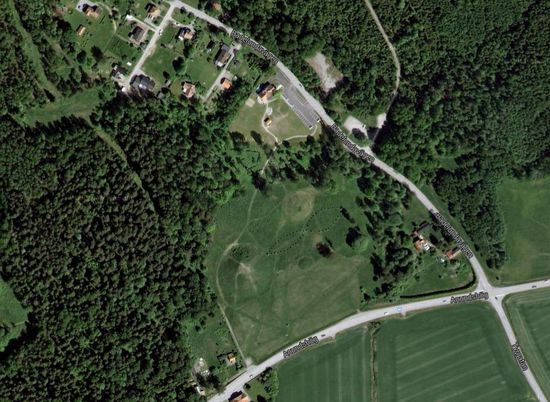 Satellitenbild von Anundshög