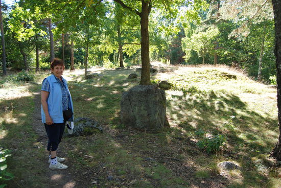 auf dem Ås entlang und