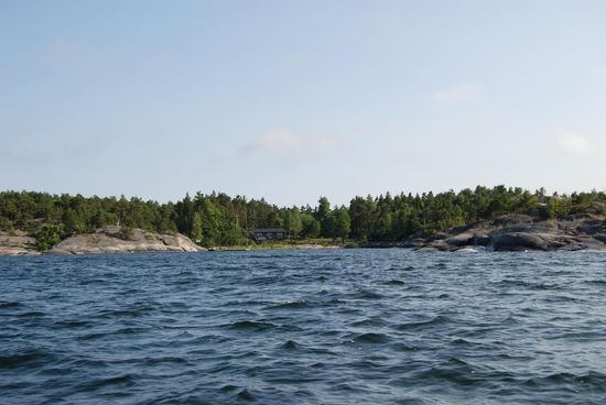 in dieser Bucht fanden wir Schutz