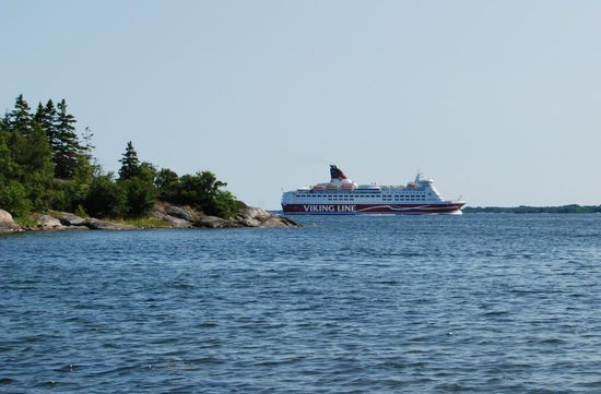beobachteten wir die Fähren