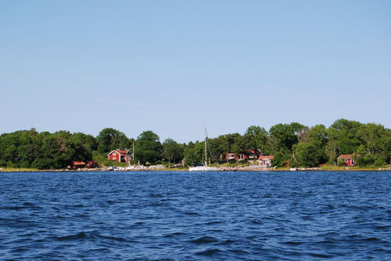 vor der Insel Gräskö ankerten wir noch einmal und