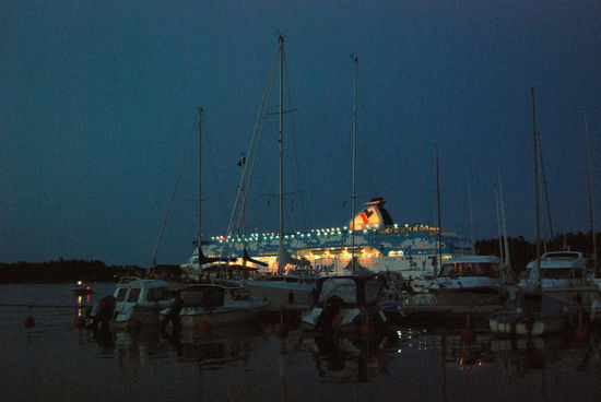 die Galaxy grüßt zur guten Nacht