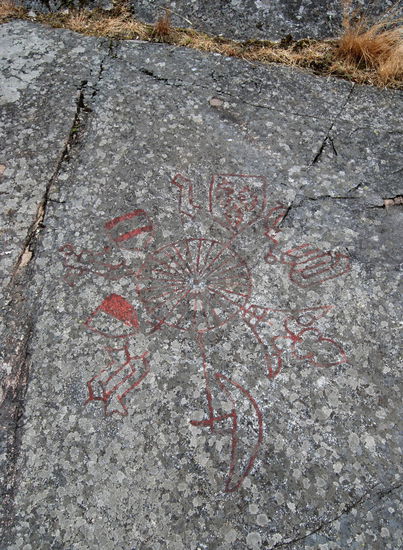 Kompaßrose von 1463, die älteste bekannte Abbildung des Nordens