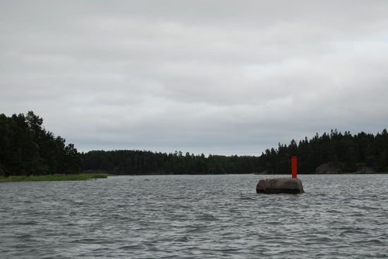 ein Seezeichen unterwegs