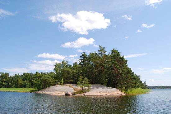 immer wieder blankpolierte Felsen