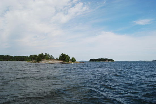 aber der Wellengang war etwas zu stark für unser kleines Boot