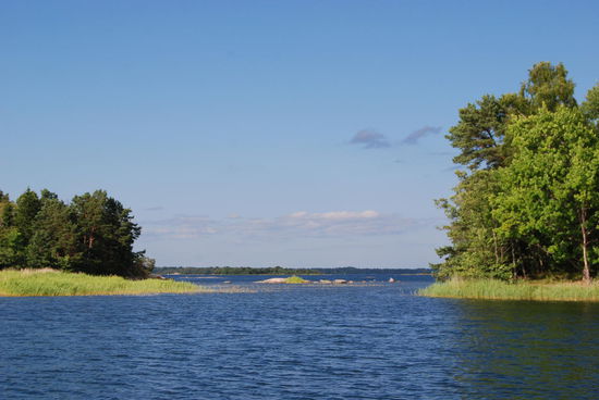 in einer schönen Bucht