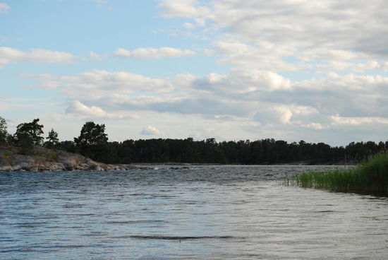 von der offenen Wasserfläche blies es immernoch tüchtig