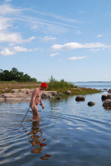 am Morgen legten wir den Anker an eine andere Stelle