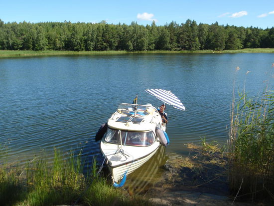 unser Übernachtungsplatz am Morgen