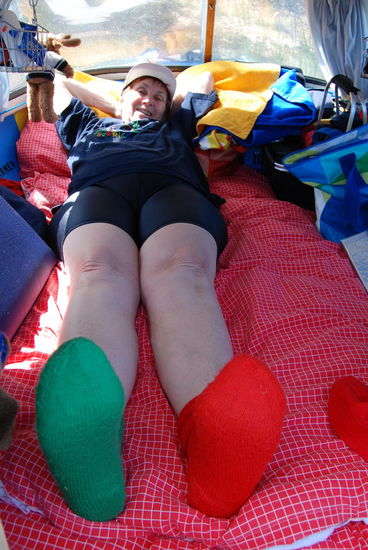 Christa weiß immer wo Backbord und Steuerbord ist