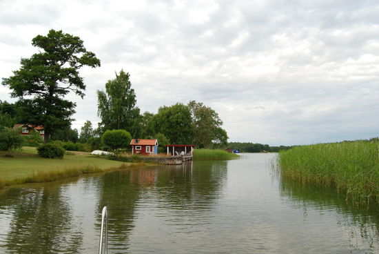 unsere Durchfahrt durch den Norrede sundet