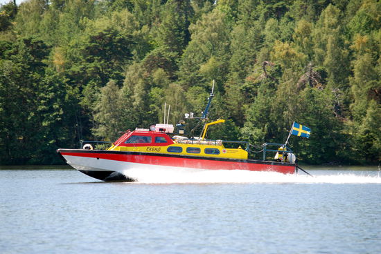 die schwedische Seenotrettungsgesellschaft SSRS ist immer in der Nähe