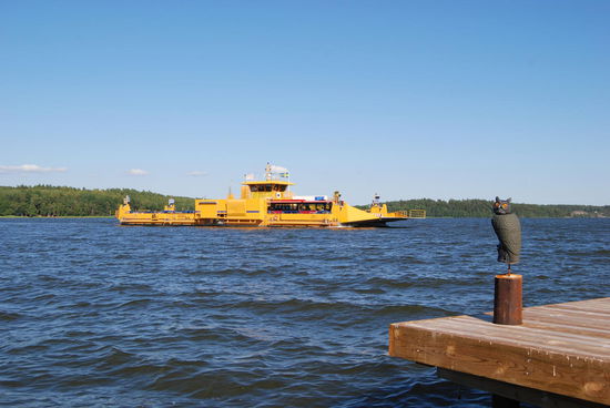 Rast an der Linfärja