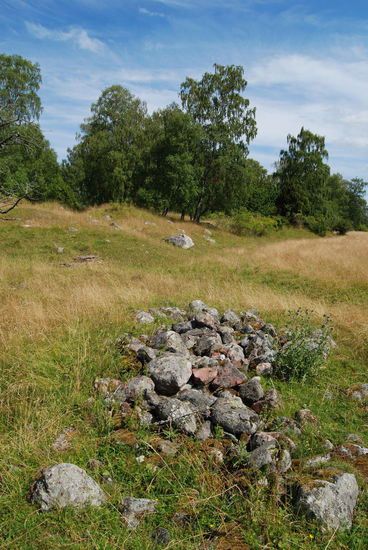 durch das Gräberfeld Hemlanden