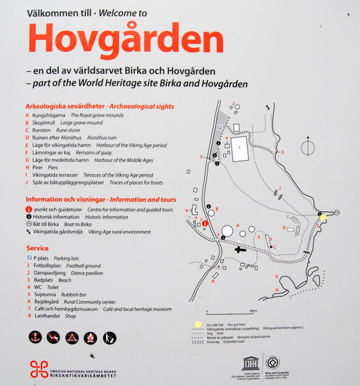 Informationstafel am Anleger