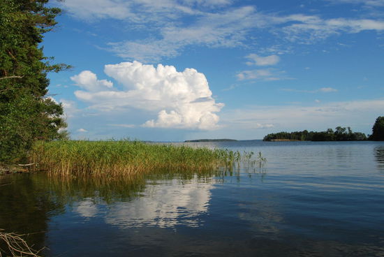 eine schöne Insel zum Übernachten