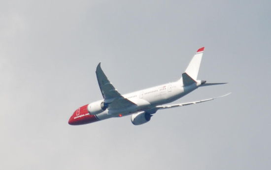 wir näherten uns der Einflugschneise von Arlanda