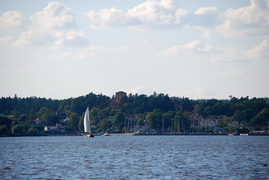 Sigtuna kommt in Sicht