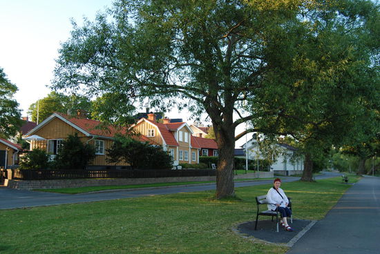 auf der Strandpromenade