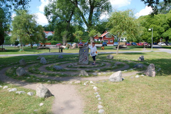 Labyrint und Runenstein