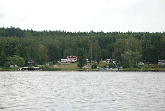 Skokloster Camping am Ufer