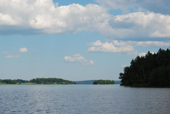 Ausfahrt aus der Bucht Gorran