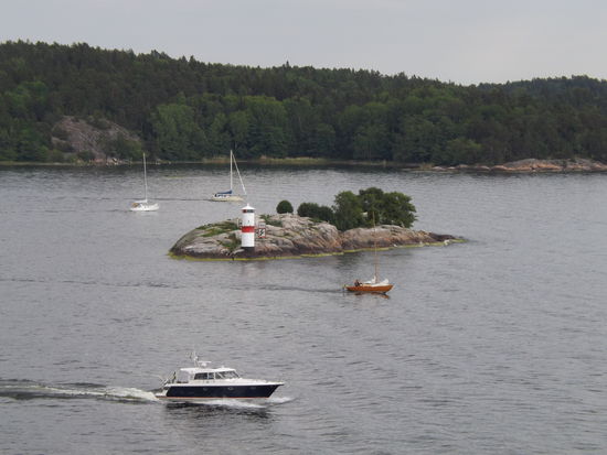 Leuchtturm Brödstycket, hier waren wir schon vor ein paar Jahren mit unserem kleinen Boot