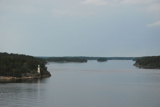 an der Insel Kalvö dreht die Birka nach Osten ab