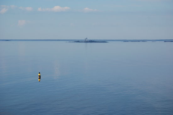 Blick über den Oldbergsgrund zum Leuchtturm Understen