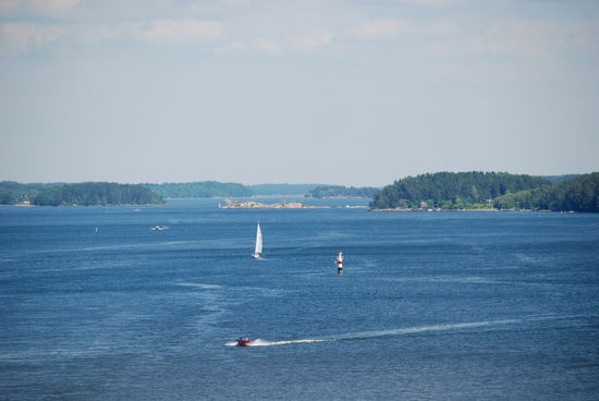 Blick zurück über Nykvarnsgrund