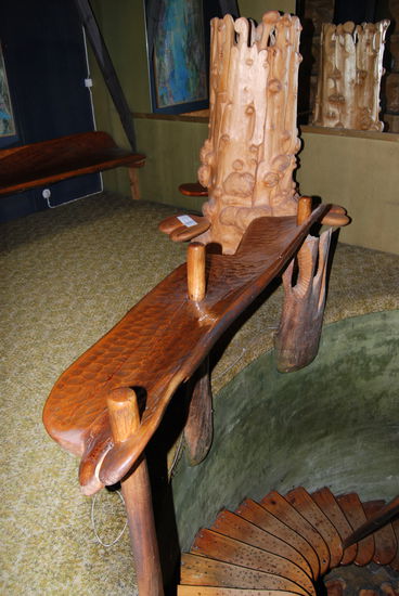 Geländer und Treppe