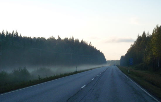 Rückfahrt zum Campingplatz